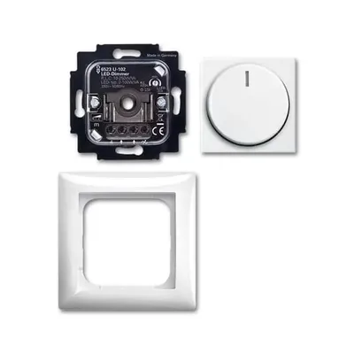 Produktbild von BUSCH JAEGER BJ 6523 UJ-914-102 Busch-Drehdimmer alpinweiß Busch-Dimmer
