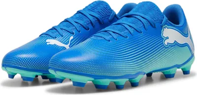 Produktbild von Puma Fußballschuhe Future 7 Play FG/AG - Blau/Weiß - Größe 44.5