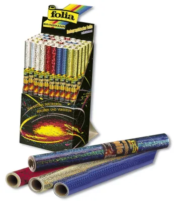 Zdjęcie produktu dla 50x Folia 310 Hologrammfolie - selbstklebend, 6 Motiven, sortiert