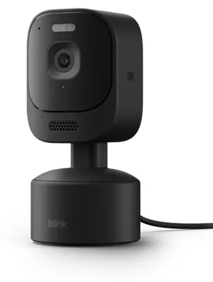 Produktbild von Blink Mini Pan-Tilt Kamera 2K+ (neueste Generation), schwenk- und neigbare Smart-Security-Innenkamera mit Netzstecker, Haustierkamera, 2K-Video mit Auto-Tracking, 360°-Ansicht, Nachtsicht