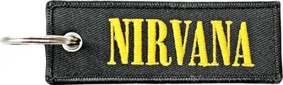 Immagine prodotto di Nirvana - Portachiavi bifacciale RO7148 (taglia unica) (nero/giallo)