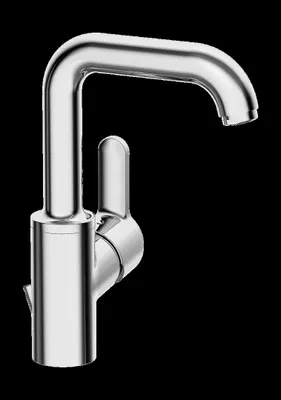 Immagine prodotto di HANSA HANSAPRIMO Mitigeur de lavabo, commande latérale, avec vidage, orientable, saillie : 142 mm, 49542203, 49542203