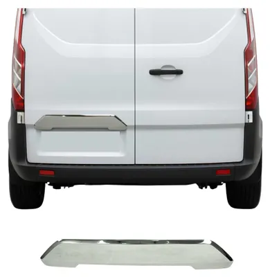 Image de Garniture de Hayon Coffre pour Ford Transit Custom 2014-2021 acier inox, Image générée par une IA