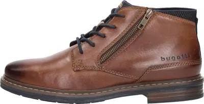 Image de Bugatti Veterschoenen Hoog  Veterschoenen Hoog - Cognac - Maat 47