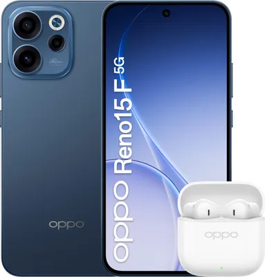 Produktbild von OPPO Reno15 F 5G Twilight Black Box 16 7 cm (6.57 ) Dual-SIM Android 16.0 USB Typ-C 8 GB 256 GB 6500 mAh Schwarz