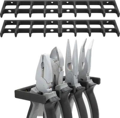 Produktbild von 4x Zangen Wandhalterung Werkzeughalter Universal Halter Werkzeugwand Wandmontage