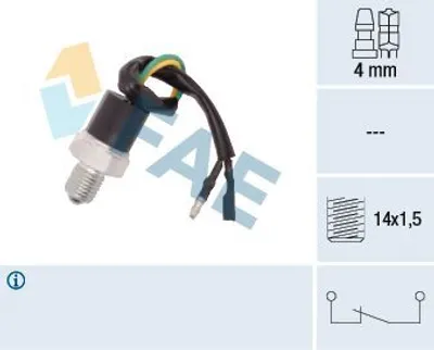 Produktbild von FAE Rückfahrschalter 41260 für OPEL Frontera B SUV (U99) 185mm