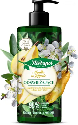Immagine prodotto di Herbapol Sapone liquido salvia e pera 390 ml