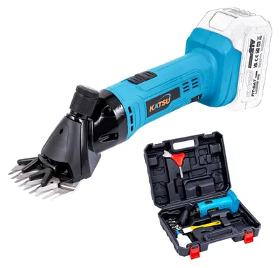 Akku-Schafschermaschine, 21 V, 6 Gänge, SK5-Klinge, ohne Akku