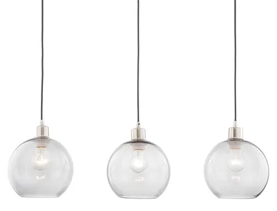 Produktbild von home24 Pendelleuchte - Eisen / Glas - 3-flammig