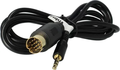 Produktbild von vhbw AUX Audio Adapter Kabel KFZ Radio (140 cm) kompatibel mit Kenwood mit CD-Wechsleranschluss Auto, Autoradio