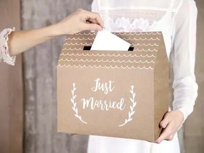 Obrázek produktu pro Box - Krabička na blahopřání - Svatba - Just Married