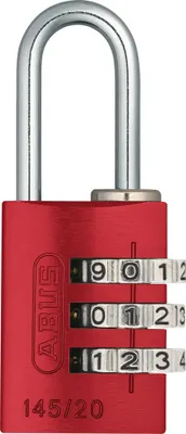 Produktbild von ABUS Zahlenschloss 145/40 rot (Vorhängeschloss)