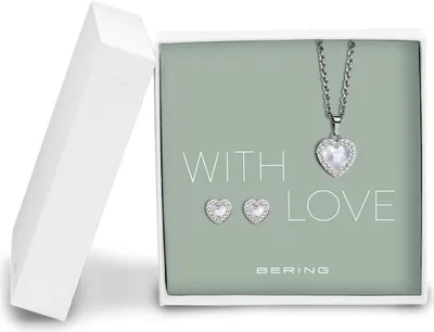 Produktbild von Bering Schmuckset WITH LOVE 428-712-silver