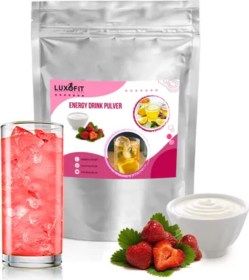 Image de Fraise Yaourt Boisson énergisante en poudre 333 g