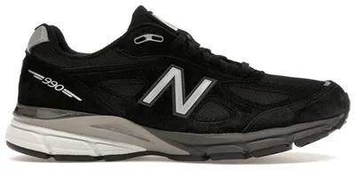 Image de New Balance 990v4 MiUSA, couleur noire et argentée - Pointure européenne 40,5