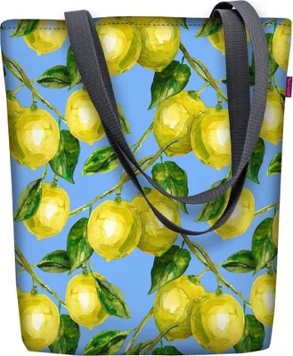Obrázek produktu pro Bertoni Plátěná taška s potiskem SUNNY 36x40 cm Taška přes rameno - Lemons