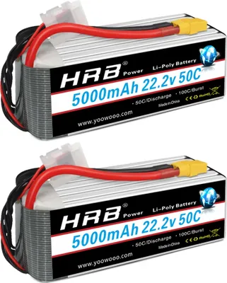 Obrázek produktu pro RC Lipo baterie, kapacita 5000mAh, napětí 22,2V, 6S 5000mah XT90