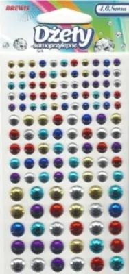 Produktbild von Dżety samoprzylepne kolorowe 4-8mm 125szt