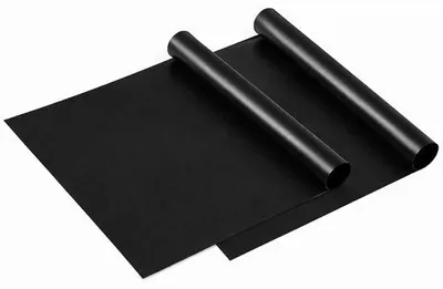 Produktbild von Grillabdeckung für Sonderwünsche - 40 x 50 cm - Auftragstoleranz - Schutzmatte - 2-teilige Set - Spülmaschinengeeignet - Grillunterlage