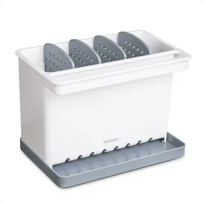 Productafbeelding van 3-in-1 Afwasmiddelhouder met Afvoer voor de Keuken