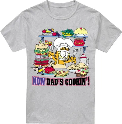 Productafbeelding van Garfield - "Nu kookt papa" T-shirt voor heren, model TV6123 (maat M) (Sport Heide)