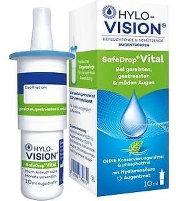 Zdjęcie produktu dla Krople do oczu HYLO-VISION SafeDrop Vital, roztwór 10 ml