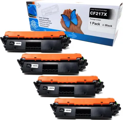 Produktbild von 4x Toner ersetzt HP CF-217X (17X) – Kompatibel mit HP LaserJet M102, M130, M132 Serien, 4.000 Seiten pro Kartusche