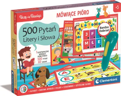 Produktbild von Ich lerne spielerisch. Die sprechende Feder 500 Fragen – Buchstaben
