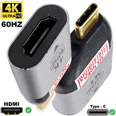 Produktbild von USB-C HDMI Adapter Kabel 4K 3D kompatibel für MacBook Tablet Handy Bildschirm Beamer