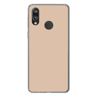 Produktbild von MuchoWow® Handyhülle Schutzhülle Hülle für Huawei P20 Lite (2020) Beige - Farben - Unifarben Silikon Softcase Handy Hülle - Kartenhalter
