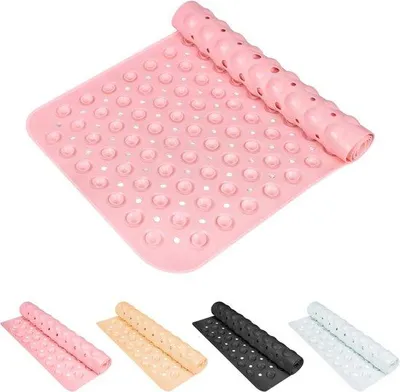 Obrázok produktu pre Protiskluzová podložka 100 x 40 cm, odolná proti plesniam, vhodná do práčky, bez obsahu BPA, do vane