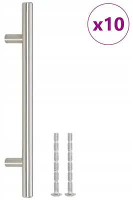 Produktbild von Möbelgriff T Edelstahl silberfarben 224x32mm
