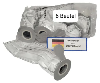 Produktbild von 6 Staubsaugerbeutel kompatibel mit Vorwerk Kobold VK7 VK 7 FP7 VP 7 Filtertüten
