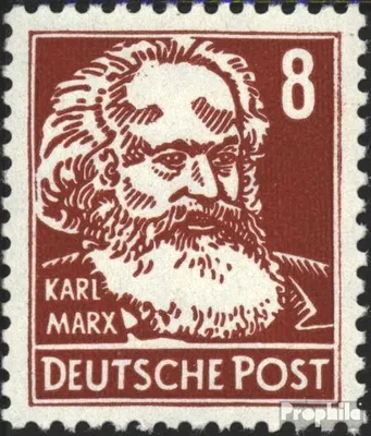 Produktbild von Briefmarken DDR 1952 Mi 329v a X II  postfrisch Persönlichkeiten