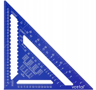 Produktbild von Anschlagwinkel Zimmermannswinkel Bauwinkel Messwinkel Winkel Aluminium 300 mm