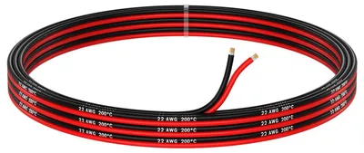 Obrázok produktu pre 22 AWG elektrický kábel, paralelné zapojenie – 22 gauge, 5 metrov