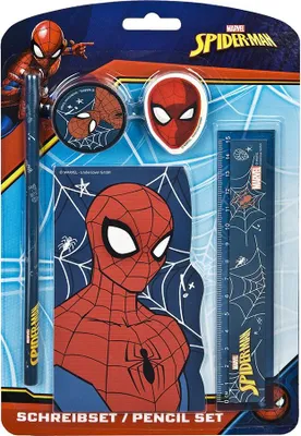 Image de Set d'écriture Spiderman - 5 pièces créatives et amusantes pour les enfants