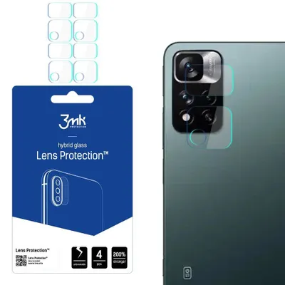 Zdjęcie produktu dla Ochrona obiektywy 3MK Lens Protect do Xiaomi Redmi Note 11 Pro 4szt