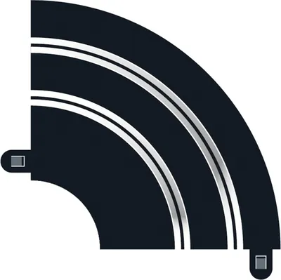 Produktbild von Scalextric SPORT Kurve R1/90 Grad (2) Haarnadelk.