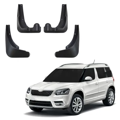 Obrázek produktu pro J&J Automotive | Zástěrky, lapače nečistot pro Yeti 2013-2017 4ks