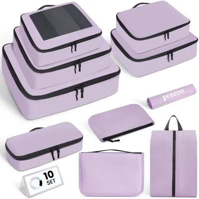 Produktbild von Leichtes Set aus 8 Packwürfeln für Reisen