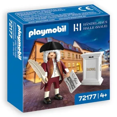 Produktbild von PLAYMOBIL 72177: Sonderfigur Georg Friedrich Händel mit Notenblatt und Schreibfeder für Musikliebhaber und Sammler