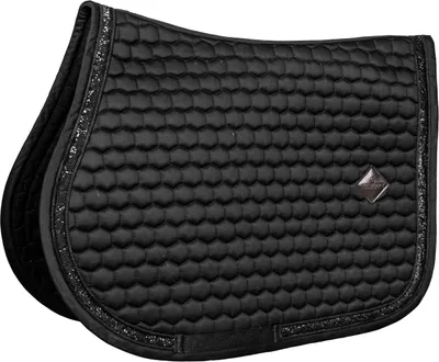 Produktbild von Kentucky Horsewear Saddle Pad Glitter Band Jumping, Farbe:Black, Größe:Full