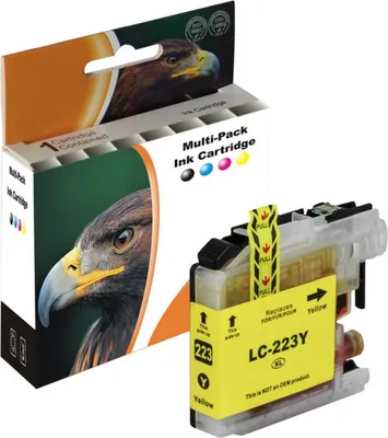 Produktbild von D&C Tintenpatrone ersetzt Brother L-223 YELLOW xl