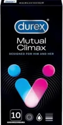 Image de 10 préservatifs Durex Mutual Climax Amour Sexe Conçu pour vous deux