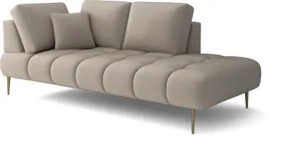 Produktbild von Emoebel24 Ontario Lounge Buffo Sofa Aus Mattem Material 216x102x96 cm Beige