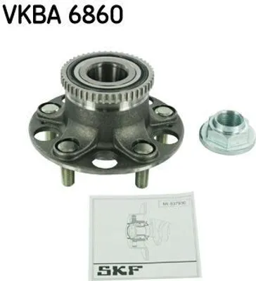 Produktbild von SKF Radlagersatz Hinten für HONDA Accord VII Tourer (CM, CN) VKBA 6860