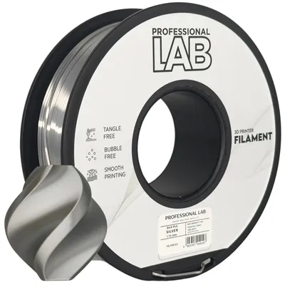 Produktbild von Seidenfilament PLA silber Prof. Lab 1,75 mm 1000 g
