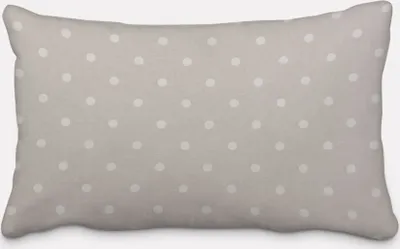 Produktbild von SCHÖNER LEBEN. Kissenhülle Full Stop Punkte stein grau weiß Größe 60x80cm (HxB) 60x80cm (HxB) Größe